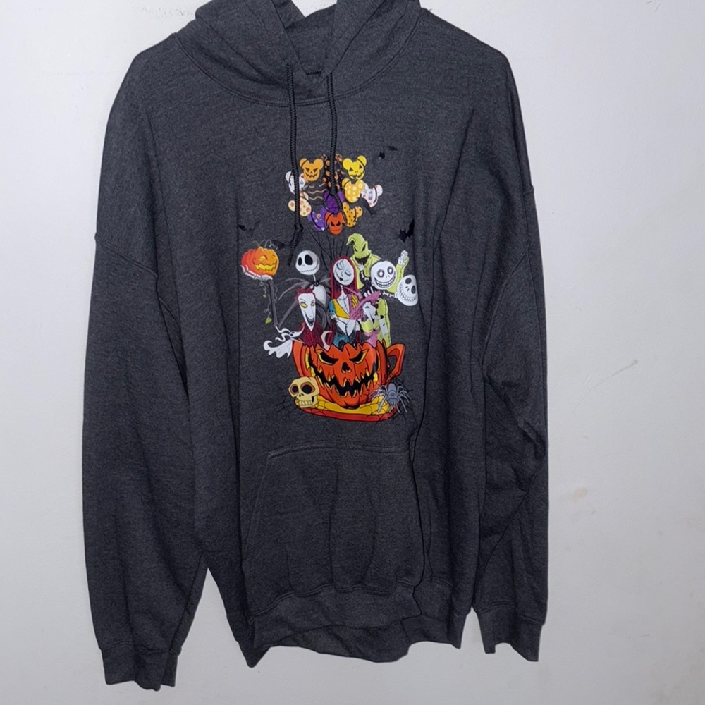 Gray Graphic Hoodie